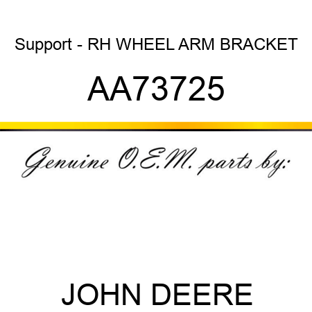 Support - RH WHEEL ARM BRACKET AA73725