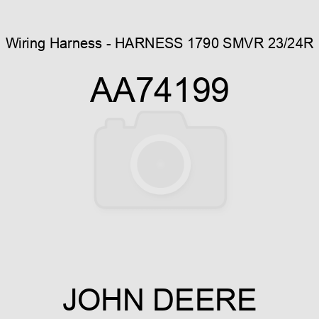 Wiring Harness - HARNESS, 1790 SMVR 23/24R AA74199