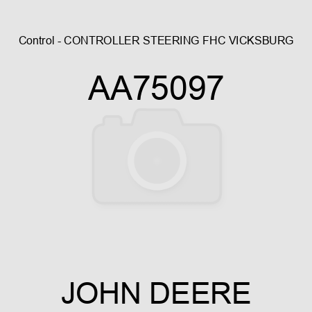 Control - CONTROLLER, STEERING FHC VICKSBURG AA75097
