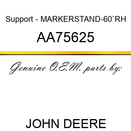 Support - MARKERSTAND-60`RH AA75625
