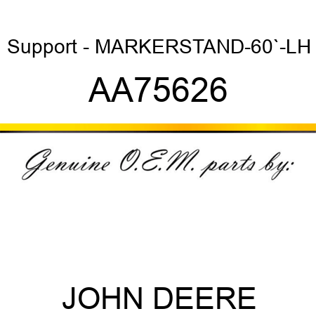 Support - MARKERSTAND-60`-LH AA75626