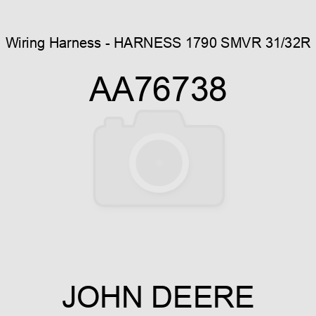 Wiring Harness - HARNESS, 1790 SMVR 31/32R AA76738