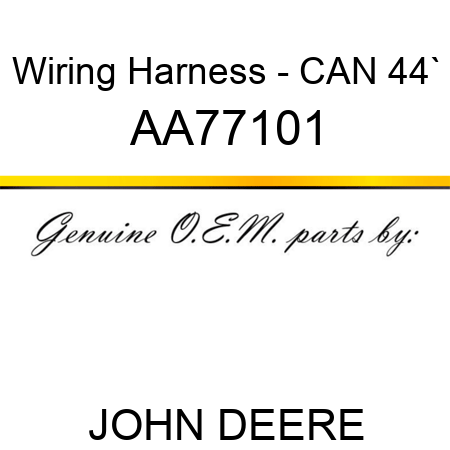 Wiring Harness - CAN, 44` AA77101