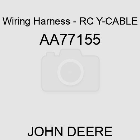Wiring Harness - RC Y-CABLE AA77155