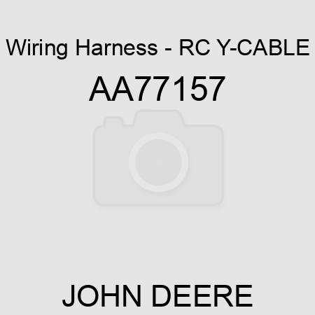 Wiring Harness - RC Y-CABLE AA77157