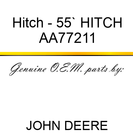 Hitch - 55`, HITCH AA77211