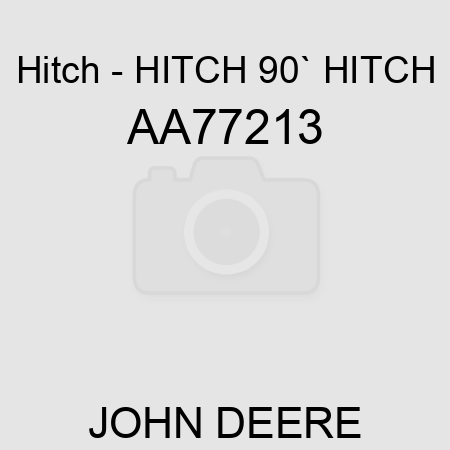 Hitch - HITCH, 90` HITCH AA77213