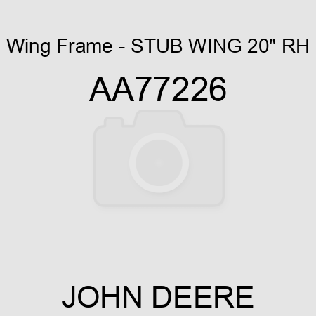 Wing Frame - STUB WING, 20
