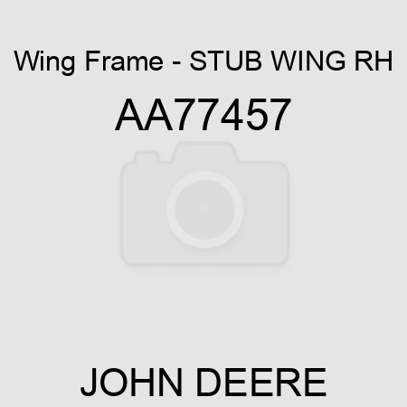 Wing Frame - STUB WING, RH AA77457