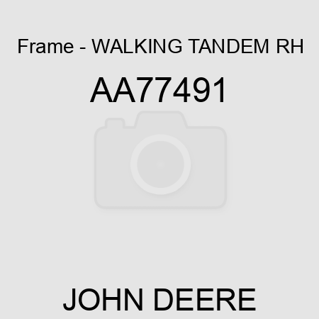 Frame - WALKING TANDEM, RH AA77491