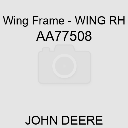 Wing Frame - WING, RH AA77508