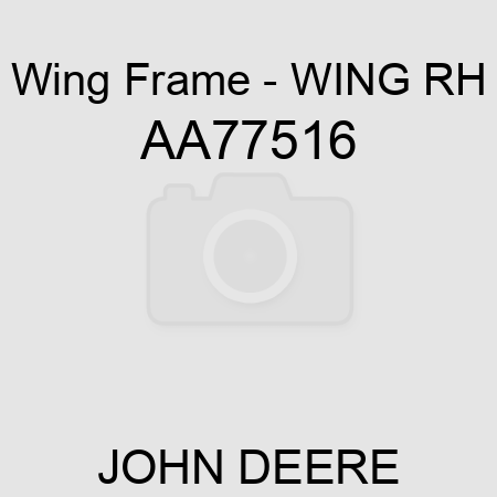 Wing Frame - WING, RH AA77516