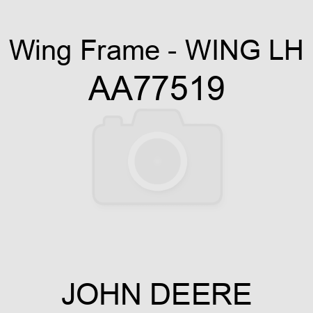 Wing Frame - WING, LH AA77519