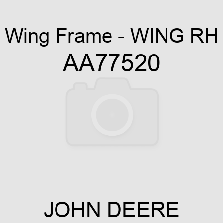 Wing Frame - WING, RH AA77520
