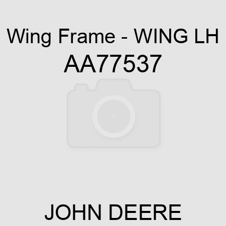Wing Frame - WING, LH AA77537
