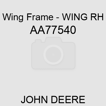 Wing Frame - WING, RH AA77540