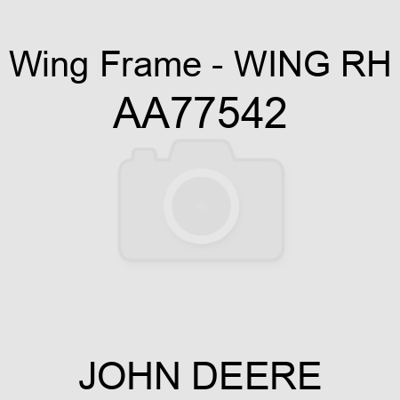 Wing Frame - WING, RH AA77542