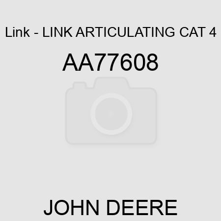 Link - LINK, ARTICULATING CAT 4 AA77608