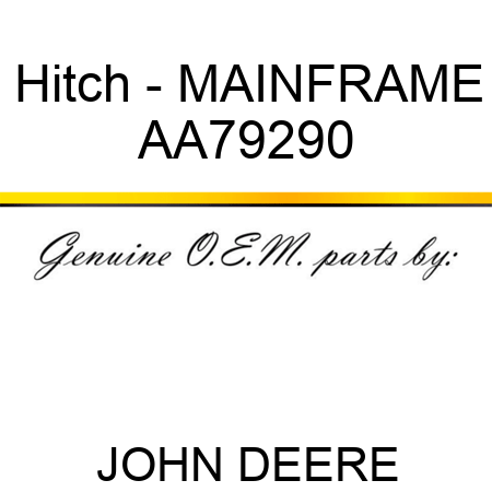 Hitch - MAINFRAME AA79290
