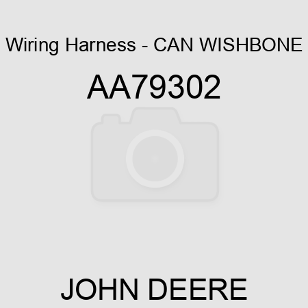 Wiring Harness - CAN WISHBONE AA79302