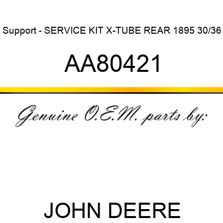 Support - SERVICE KIT, X-TUBE REAR 1895 30/36 AA80421