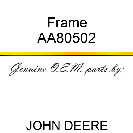 Frame AA80502