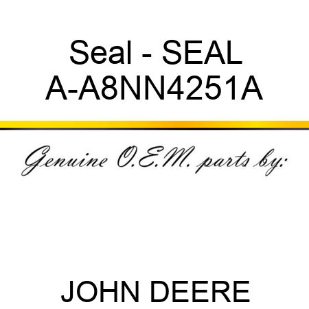 Seal - SEAL A-A8NN4251A