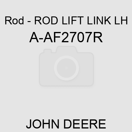 Rod - ROD, LIFT LINK LH A-AF2707R