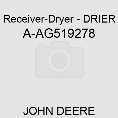 Receiver-Dryer - DRIER A-AG519278