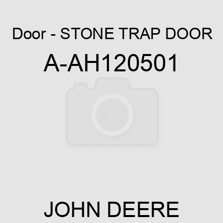 Door - STONE TRAP DOOR A-AH120501