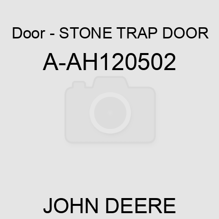 Door - STONE TRAP DOOR A-AH120502