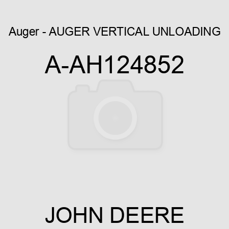 Auger - AUGER, VERTICAL UNLOADING A-AH124852