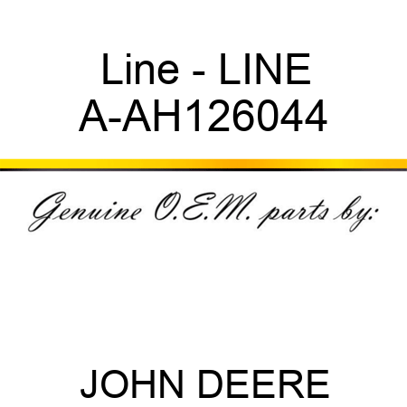 Line - LINE A-AH126044