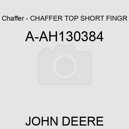 Chaffer - CHAFFER, TOP SHORT FINGR A-AH130384