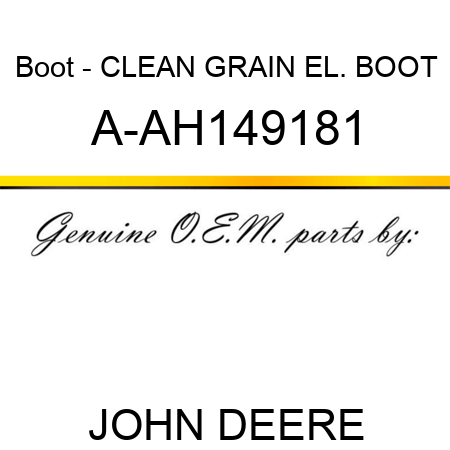 Boot - CLEAN GRAIN EL. BOOT A-AH149181