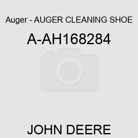 Auger - AUGER, CLEANING SHOE A-AH168284