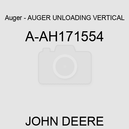Auger - AUGER, UNLOADING VERTICAL A-AH171554