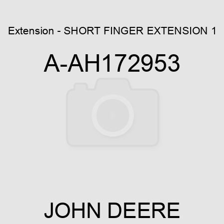 Extension - SHORT FINGER EXTENSION, 1 A-AH172953