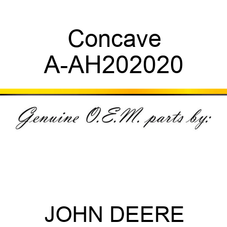 Concave A-AH202020