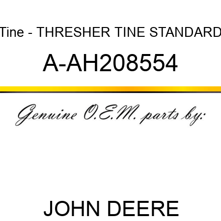 Tine - THRESHER TINE, STANDARD A-AH208554