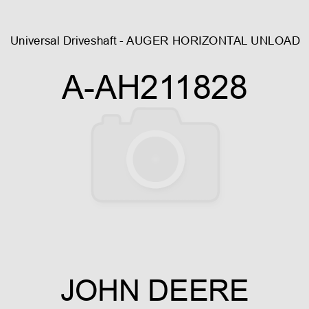 Universal Driveshaft - AUGER, HORIZONTAL UNLOAD A-AH211828
