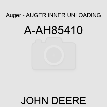 Auger - AUGER, INNER UNLOADING A-AH85410