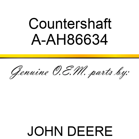 Countershaft A-AH86634