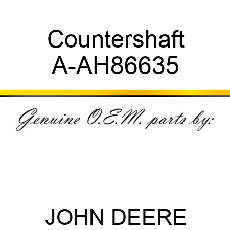 Countershaft A-AH86635