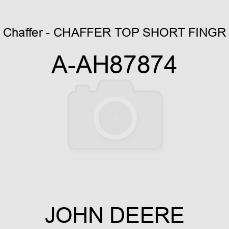 Chaffer - CHAFFER, TOP SHORT FINGR A-AH87874