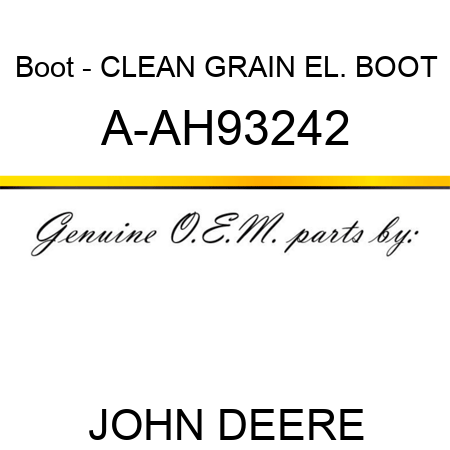 Boot - CLEAN GRAIN EL. BOOT A-AH93242