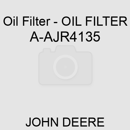 Oil Filter - OIL FILTER A-AJR4135