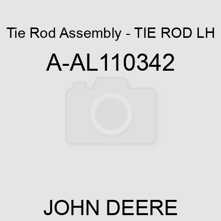 Tie Rod Assembly - TIE ROD, LH A-AL110342