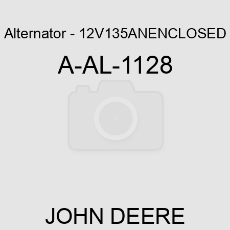 Alternator - 12V,135A,N,ENCLOSED A-AL-1128