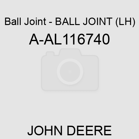 Ball Joint - BALL JOINT (LH) A-AL116740